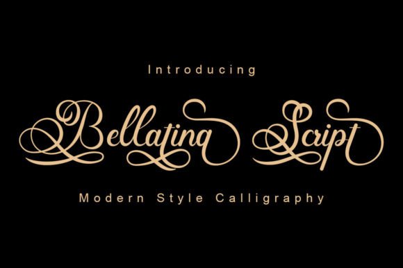 Bellatina Script Font: Elevate Your Brand with Elegant Typography