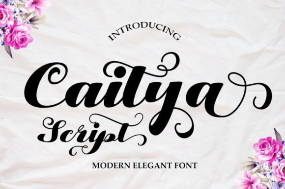 Caitya Script: A Bold Handwritten Font for Crafters and Product Makers