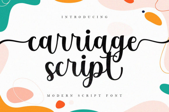 Carriage Script: A Designer’s New Go-To Font for Elegant Branding