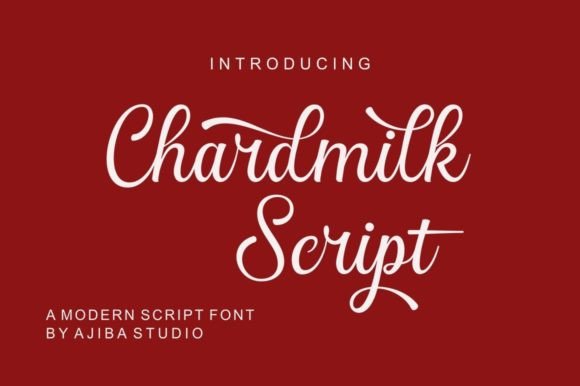 Chardmilk Script: A Refined Script Font for Modern Web Design