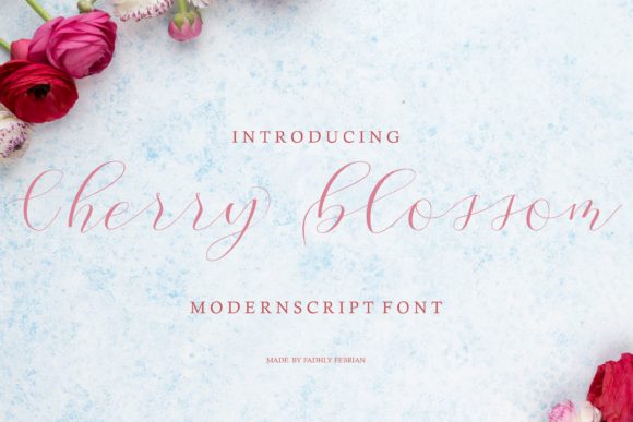 Cherry Blossom Script: A Sweet, Stylish Typeface for Campaign Headlines