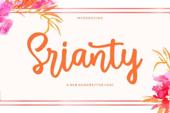 Elevating Craft Designs with Srianty Script: A Maker’s Font Story