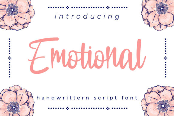 Emotional Script: A Graceful Font for Business Branding