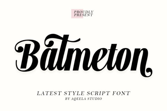 Exploring Batmeton Script: A Graceful Typeface for Editorial and Brand Design