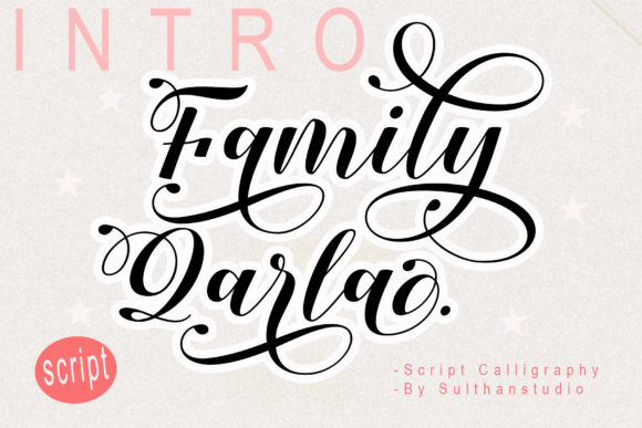 Family Qarla Script: The Elegant Calligraphy Font That Elevates Campaign Visuals