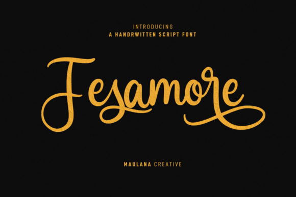 Fesamore Script: A Designer’s Review of This Elegant Cursive Typeface
