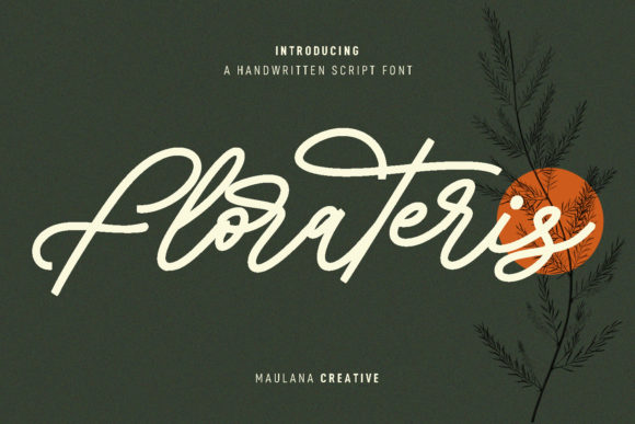 Florateris Script: A Handwritten Font That Elevates Real Product Design