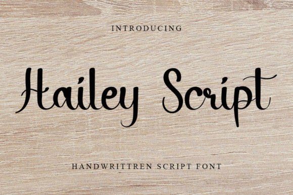 Hailey Script: A Colorful Handwritten Font for Modern Marketing Design
