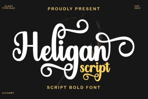 Heligan Script: A Sophisticated Handwritten Font for Crafters and Sellers
