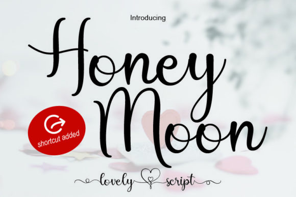 Honey Moon Script: A Romantic Handwritten Font for Branding Projects