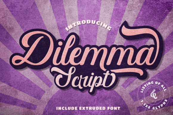 How Dilemma Script Gave My Small Business a Bold, Nostalgic Brand Look