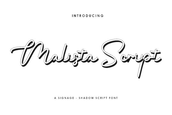 Malista Script: A Handwritten Font for Crafters and Product Makers