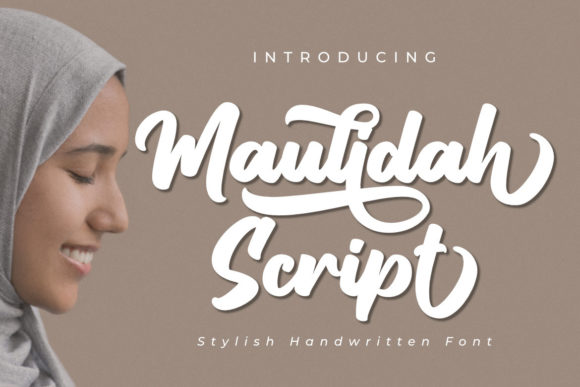 Maulidah Script: A Handwritten Font for Modern Editorial Design