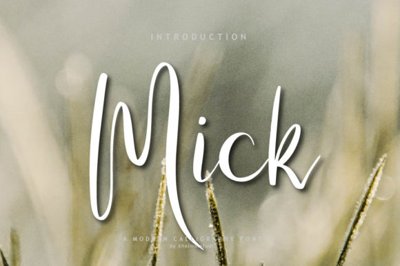 Mick Script: A Timeless Handwritten Font for Business Branding