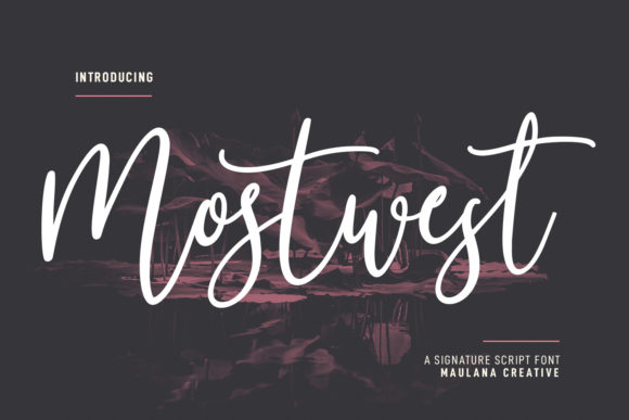 Mostwest Script: Elevating My Handmade Designs with a Touch of Elegance