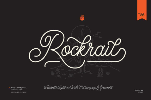 Rocktrail Script: A Vintage-Inspired Typeface for Digital Branding