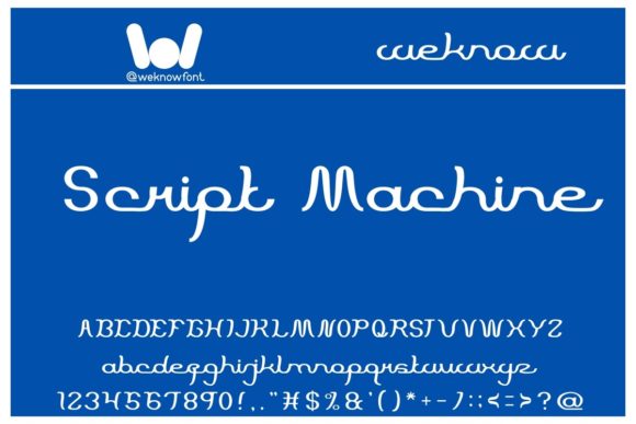 Script Machine: A Chic Script Font for Modern Editorial Design