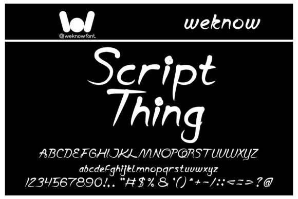 Script Thing: A Versatile Handwritten Font for Modern Web Design