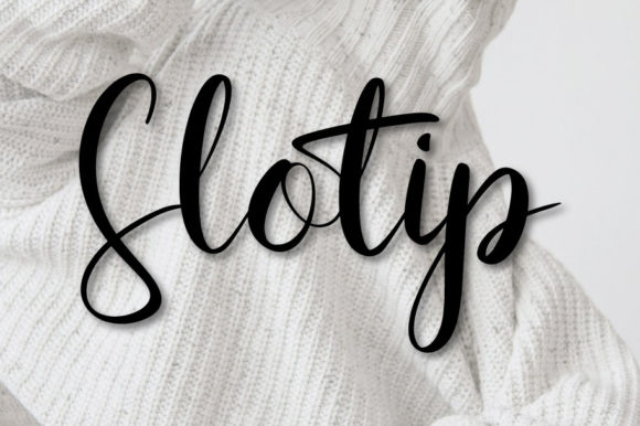 Slotip Script: A Handwritten Font That Elevates Small Business Branding