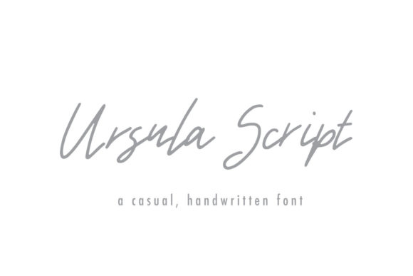 Ursula Script: A Handwritten Font That Elevates Modern Marketing Design