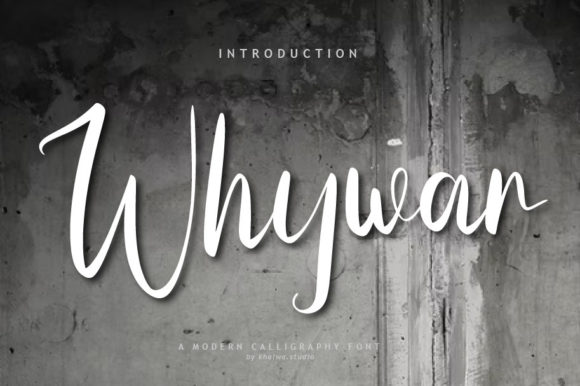 Whywar Script: A Timeless Handwritten Font for Modern Web Design