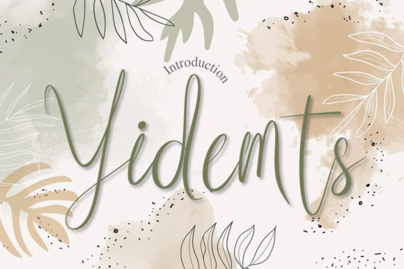 Yidemts Script: The Handwritten Font That Elevates Campaign Visuals